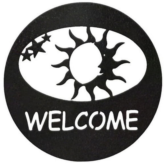 7055 Inc Sun Welcome Circle Wall D cor