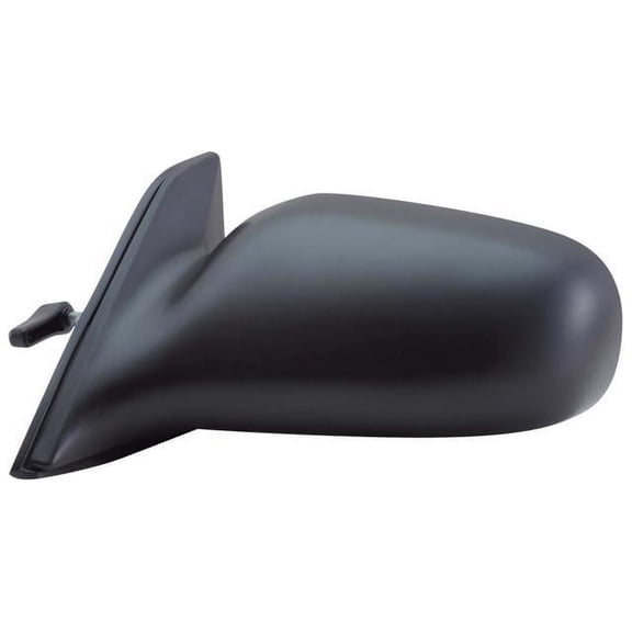 70564T - Fit System Driver Side Mirror for 95-96 Toyota Tercel 2/4 door, black, non-foldaway, Manual Remote