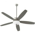 thumbnail image 1 of 70605-65 Quorum Lighting Breeze - 60 Inch Ceiling Fan-Satin Nickel Finish-Silver/Weathered Gray Blade Color, 1 of 5