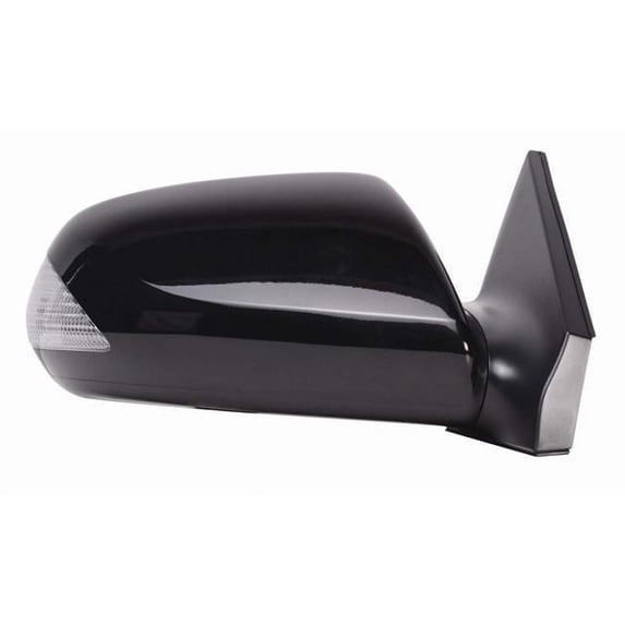 70611T - Fit System Passenger Side Mirror for 05-10 Scion TC w/ turn signal, black, Paintable to match, non-foldaway, Power Fits select: 2005-2010 TOYOTA SCION TC