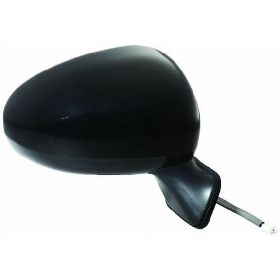 70627T - Fit System Passenger Side Mirror for 10-14 Toyota Prius Sedan, 12-15 Prius Sedan PLUG-IN, PTM cover, foldaway, Heated Power