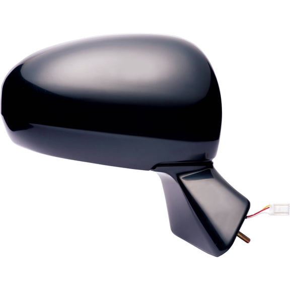 70639T - Fit System Passenger Side Mirror for 09-12 Toyota Venza, w/o memory, black PTM, foldaway, Power