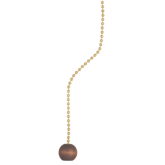 7066100 Light Fixture Pull Chain With Wooden Ball