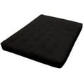 thumbnail image 1 of 707 8 in. All Cotton Duct Futon Mattress, Black - King, 1 of 1