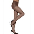 thumbnail image 1 of 707 ABsolutely Ultra Sheer Control Top Sheer Toe Pantyhose, Size F Gentle Brown, 1 of 1