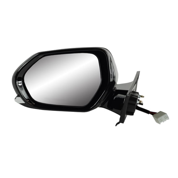 70722T - Fit System Driver Side Mirror for 16-18 Toyota Prius Hatchback, black w/ PTM cover, foldaway, does not apply to Prius C Hatchback, Heated Power Fits select: 2017 TOYOTA PRIUS PRIME