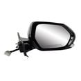 thumbnail image 1 of 70723T - Fit System Passenger Side Mirror For 16-18 Toyota Prius Hatchback, Textured Black W/ Ptm Cover, Foldaway, Does Not Apply To Prius C Hatchback, Heated Power, 1 of 2