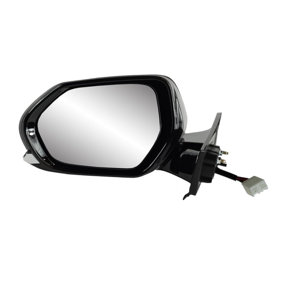 70724T - Fit System Driver Side Mirror for 16-18 Toyota Prius Hatchback, textured black w/ PTM cover, foldaway, does not apply to Prius C Hatchback, Heated Power Fits select: 2017 TOYOTA PRIUS PRIME