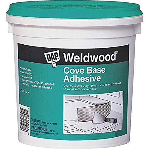 Weldwood Cove Base Adhesive - Easy to Clean - 32 Fl Oz, White
