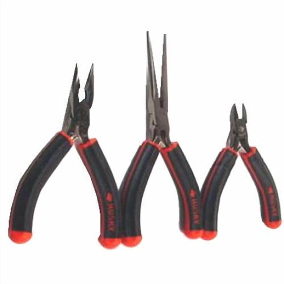 708563 - PLIERS MINI SET OF 3 PCS NOSE/NEEDLE/DIAGONAL (3 pcs/pkg)