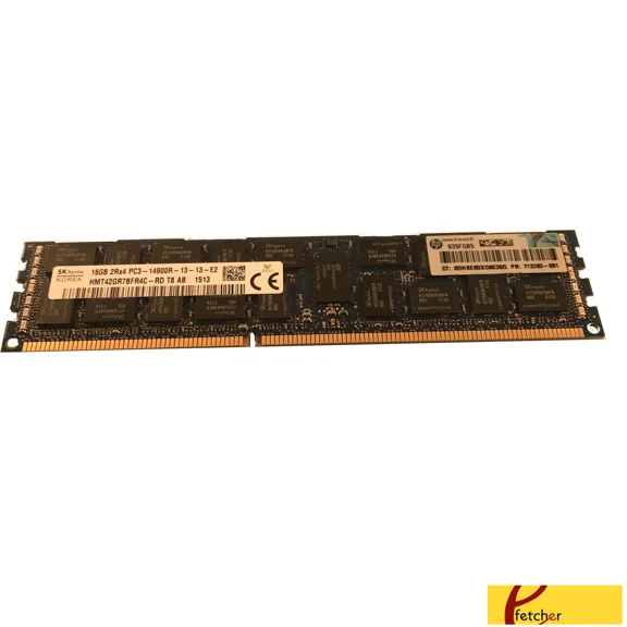 708641-B21 712383-081 715274-001 16GB PC3-14900 DDR3-1866 RDIMM HP Proliant G8