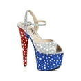 thumbnail image 1 of 709-PATRIOT,  Patriotic Star Sandal, 1 of 1