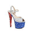 thumbnail image 1 of 709-PATRIOT,  Patriotic Star Sandal, 1 of 1