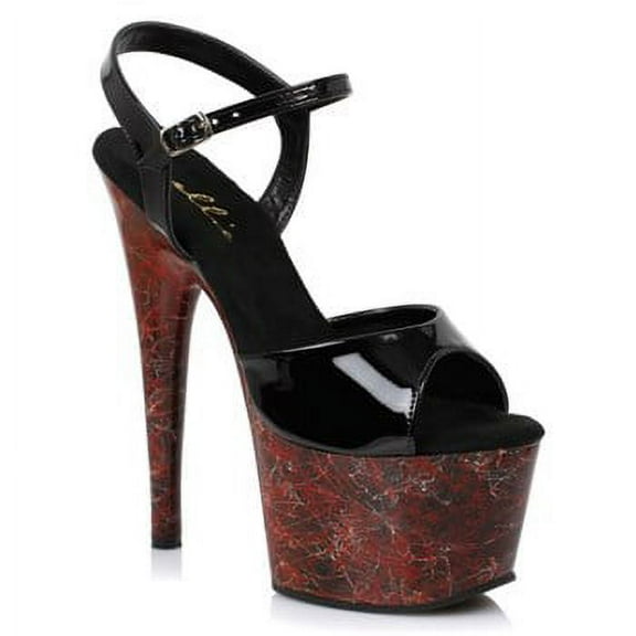 709-WIDOW, 7 Inch Web Design Juliet Sandal