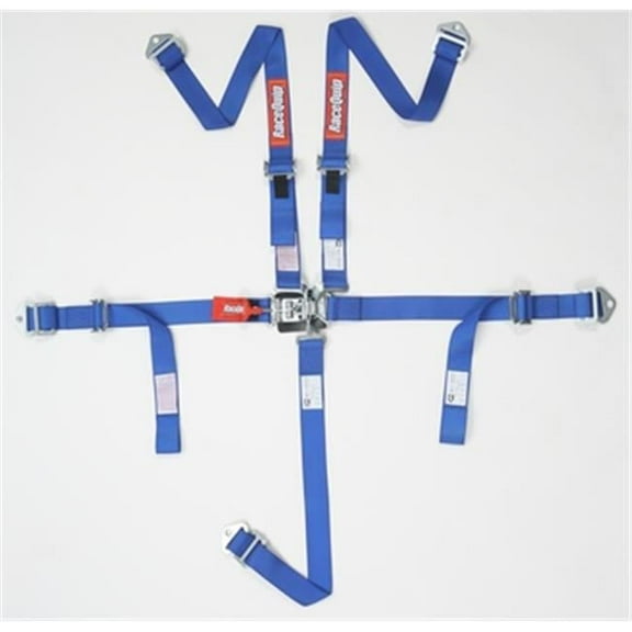 709029 JR L & L 5 Point Harness Set, Blue
