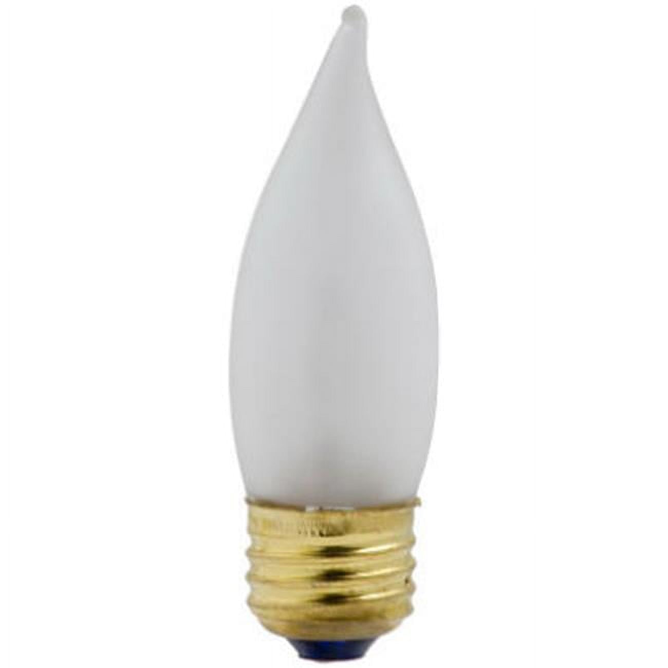 70962 25W CA11 Westpointe Frosted Chandelier Flame Bent Tip Light Bulb ...