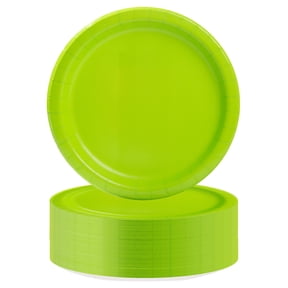 70 Count 7IN Green Paper Dessert Plates by Way To Celebrate