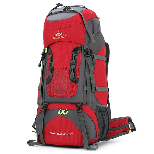 70L Camping Hiking Backpack Large Capacity Mountaineering Pack Waterproof Travel Backpack