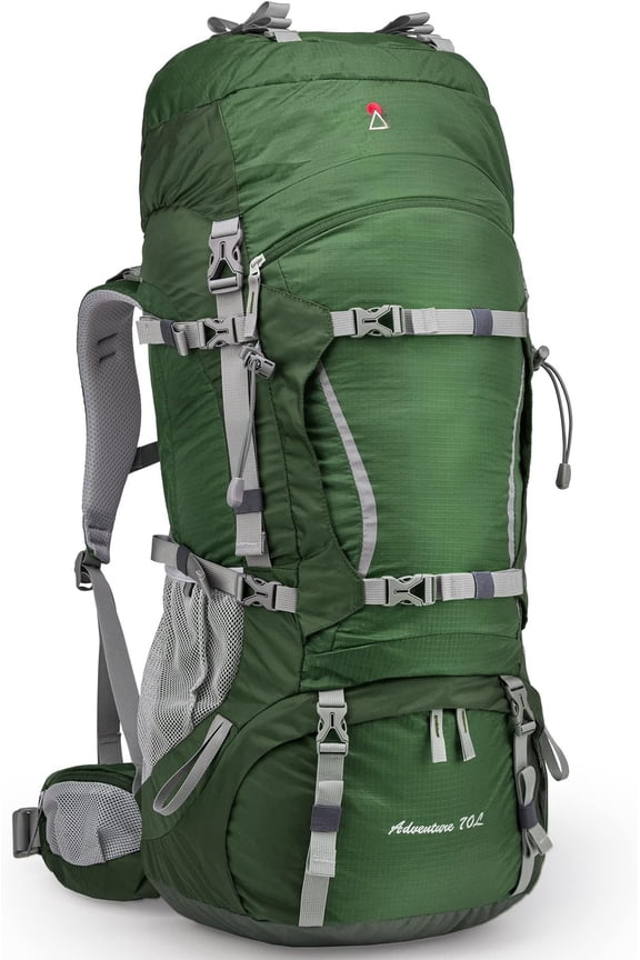 70L Internal Frame Backpack Camping Backpacking Hiking Backpack for Men Women with Rain Cover