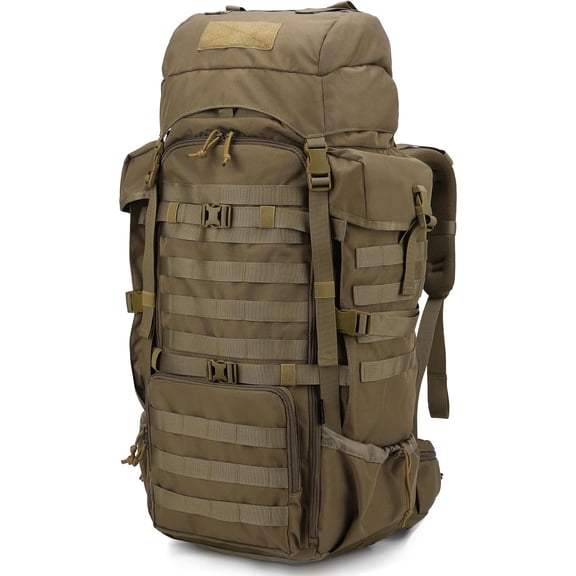 70L Internal Frame Backpack for Hunting,Camping,Hiking Backpacking Backpack with Rain Cover