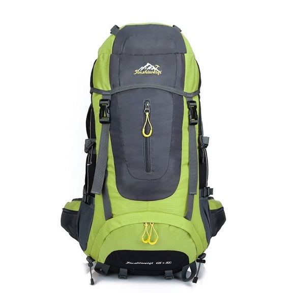 70L Large Capacity Hiking Backpack Lightweight Portable Mountaineering Bag For Outdoor Camping And Travel, Unisex Design Suitable For Men Women Hiking Trekking Sports Activities,