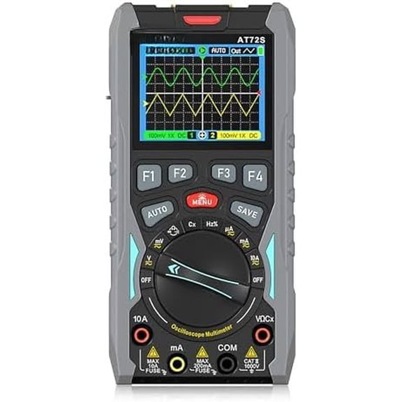 70MHz 3-in-1 Handheld Oscilloscope Multimeter, Signal Generator
