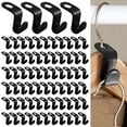 thumbnail image 1 of 70PCS Clothes Hanger Connector Hooks Plastic Durable Extenders Clips Stackable for Space Saving Outfit Hangers Cascading Hanger Hooks for Clothes Closet(Black), 1 of 7