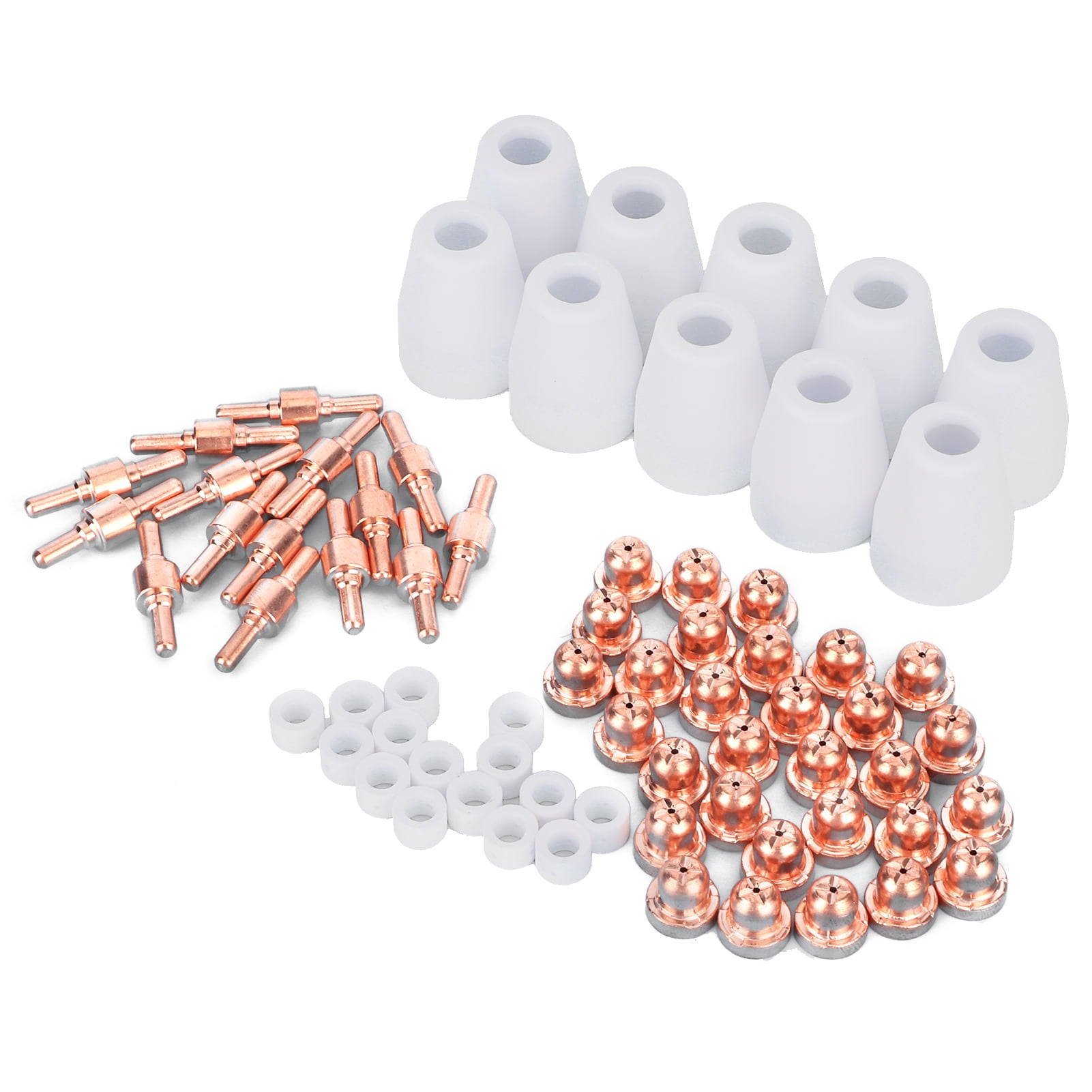 Cut 50 Plasma Cutter Consumables GZTIGWELD PT-31 LG-40 20072 Plasma Cutter Torch Head Body And Plasma Tip Electrode Nozzle Cup Gas Ring Consumables Kit 41pcs In Printing Comsumables - Foto 10