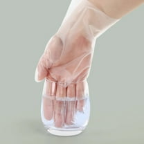 70Pcs Disposable Gloves，Food Prep Gloves Plastic Food Safe Gloves，Disposable Gloves for Cooking，Kitchen And Dining Rubber Greaseproof Dishwashing Gloves Thickened And Sustained