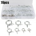 70Pcs Double Wire Spring Clamps Assortment Kit for Fuel Line Hose