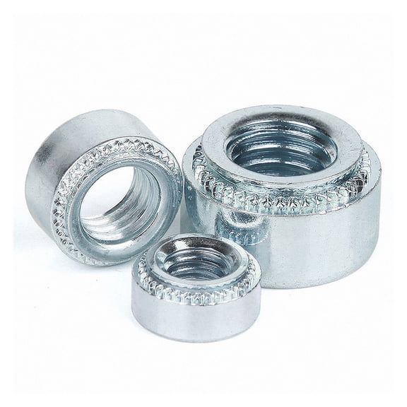 70Pcs M2 M2.5 M3 Slab Thickness 0.8/1.0/1.4mm Carbon Steel Rivnut Self-Clinching Insert Nutsert Press Rivet Nut Set/Kit