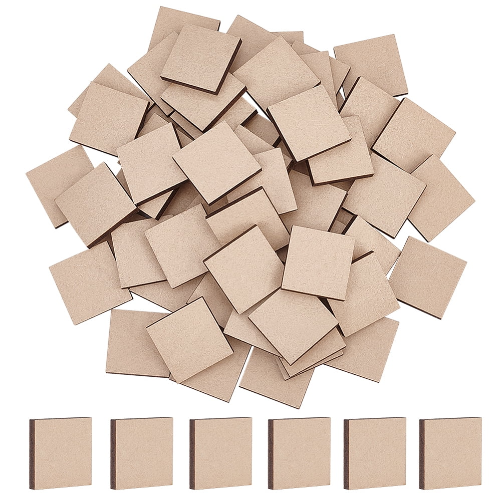 70Pcs Medium Density Fiberboard (MDF) Sheet for DIY Miniatures Model ...
