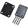 thumbnail image 1 of 70S 4-Bolt Guitar Neck Plate Neckplate with Screws (Black), 1 of 7