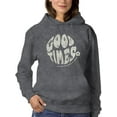 thumbnail image 1 of 70S Retro Good Times Badge Hoodie Women -Image by Shutterstock, Female XX-Large, 1 of 4