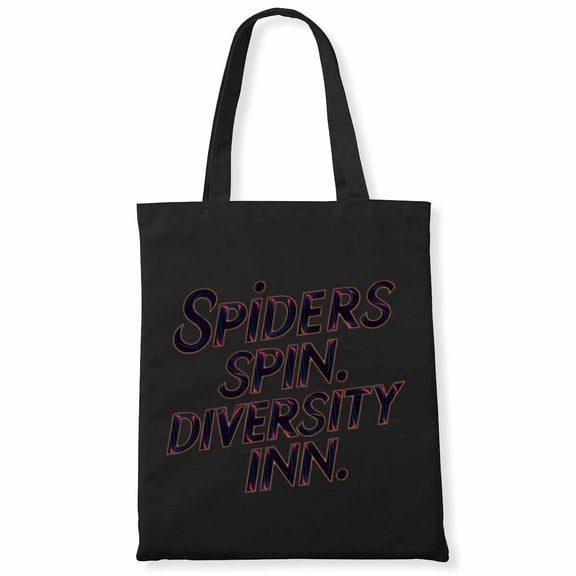 70S Spiders Spin, Diversity Inn. Dancing Party Costume Easy Halloween Gifts Canvas Bag 1Pc