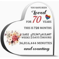 70Th Birthday Gifts For Women 70 Year Old Gifts 70Th Birthday Presents Idea For Women Mom Wife Gran For Friends, Gifts For Family Coworker Home Decorative Signs