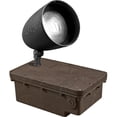 thumbnail image 1 of 70W 120V Cast Aluminum Directional Spot Light with Fiberglass In-Ground Ballast Box, Black, 1 of 1