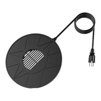 70W Auto Shut-Off Birdbath Heater Thermostatic Control 3.3ft Cord ABS Durable Outdoor Winter Deicer for Birds Livestock Water