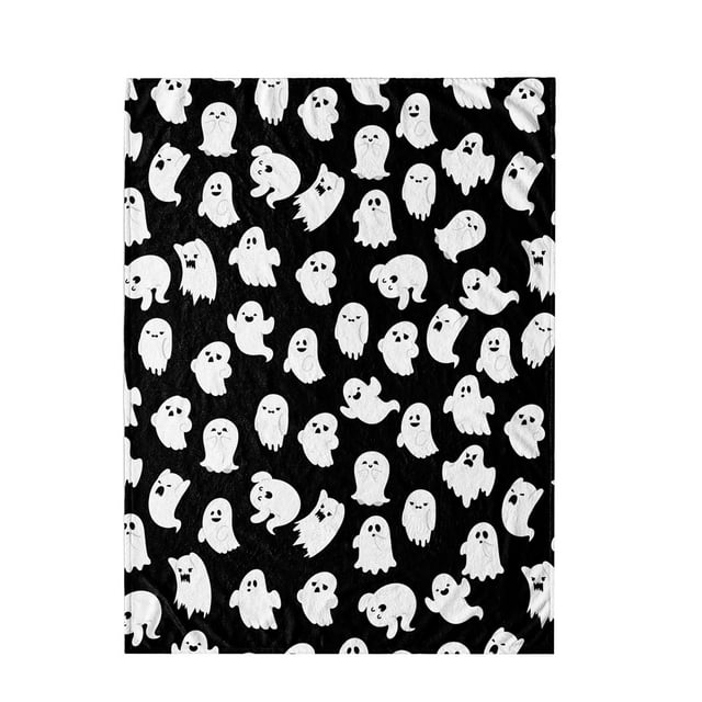 70X100cm Printed Blanket Halloween Night Halloween Flannel Blanket