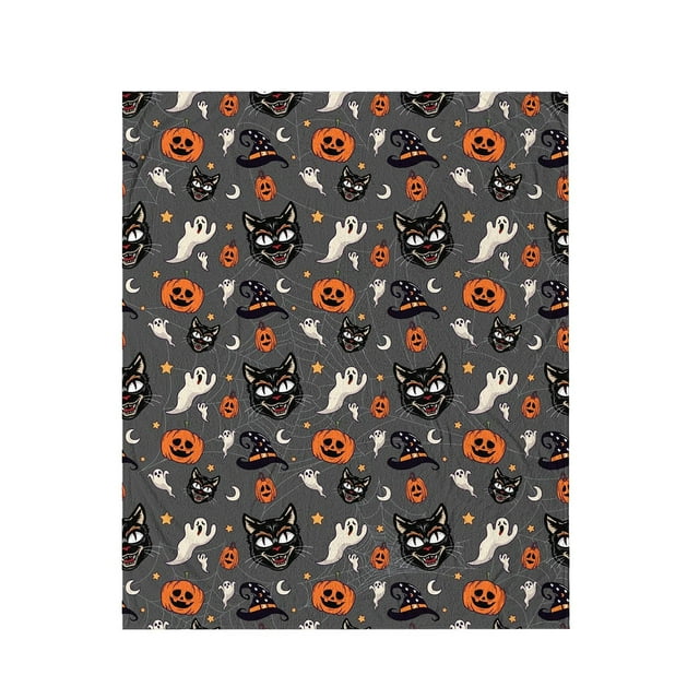 70X100cm Printed Blanket Night Flannel Blanket Autumn Warm Blanket