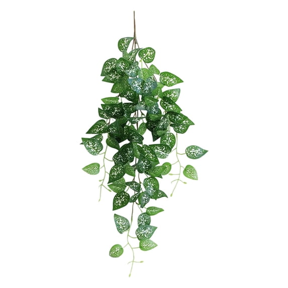 70cm Artificial Trailing Vines Green Red Maple Leaf Plants, Faux Hanging Greenery Vines Fake Leaf Garlands,Durable Low-Upkeep Vines for Wall Balcony Home Wedding Indoor Outdoor Decor,F-style