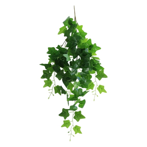 70cm Artificial Trailing Vines Green Red Maple Leaf Plants, Faux Hanging Greenery Vines Fake Leaf Garlands,Durable Low-Upkeep Vines for Wall Balcony Home Wedding Indoor Outdoor Decor,B-style