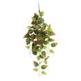 thumbnail image 1 of 70cm Artificial Trailing Vines Green Red Maple Leaf Plants, Faux Hanging Greenery Vines Fake Leaf Garlands,Durable Low-Upkeep Vines for Wall Balcony Home Wedding Indoor Outdoor Decor,C-style, 1 of 9