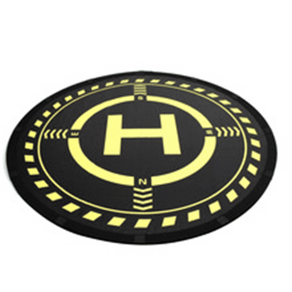 70cm Drone Landing Pad Adjustable Luminous Night Light Drone Helipad for FLIP/NEO/Air 3S/Mini4 Pro,Yellow & Black