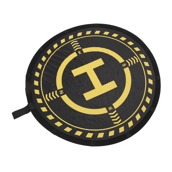 70cm Drone Landing Pad, Portable Waterproof Helipad for DJI Air 3, Mini 3/4 Pro, Foldable Drone Landing Mat with LED Light Strips and Ground Nails
