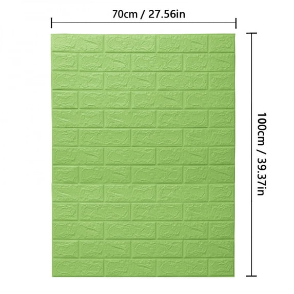 70cm High quality DIY 3D Wallpaper Moisture Proof Modern Home Decoration Self-adhesive Waterproof Wall Stickers Brick Pattern