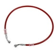 thumbnail image 1 of 70cm Motorcycle Brake Clutch Oil Hose Line with Nylon Stainless Steel Wire Braid PU Motorcycle Hydraulic Brake Line for Motorcycles Dirt bikes Red, 1 of 6