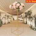 thumbnail image 1 of 70cm Wedding Flower Stand Metal Vase Metal Column Floral Rack Wedding Decoration, 1 of 12