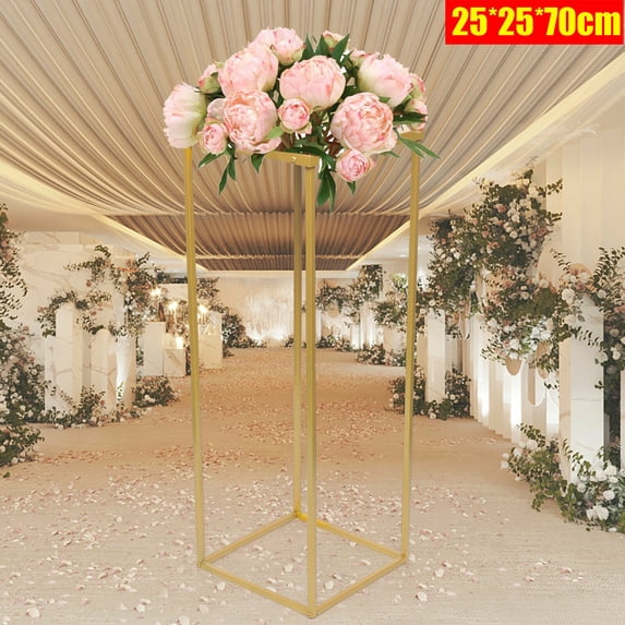 70cm Wedding Flower Stand Metal Vase Metal Column Floral Rack Wedding Decoration