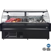 71 Black Refrigerated Sandwich & Deli Display Case, 34 Cu.Ft. Commercial Display, Refrigerator, NSF Certified